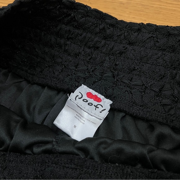 Modern Black Lace & Flowy Wide Leg Pants - Picture 5 of 5